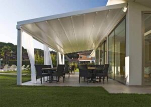 remote control awning pergola